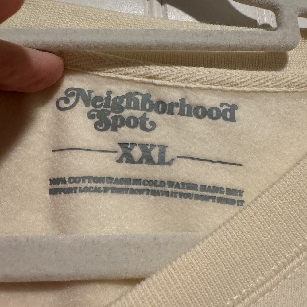 Neighborhood Spot Elizabeth Street Garden Crew Neck Sweatshirt Size XXL - Picture 3 of 5